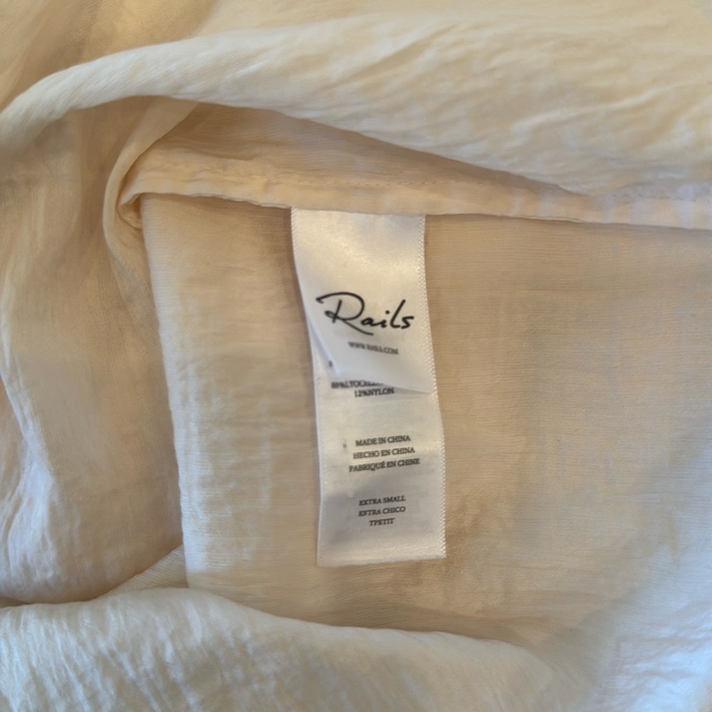 Rails Fable Cream Blouse - XS‎ - Picture 9 of 16